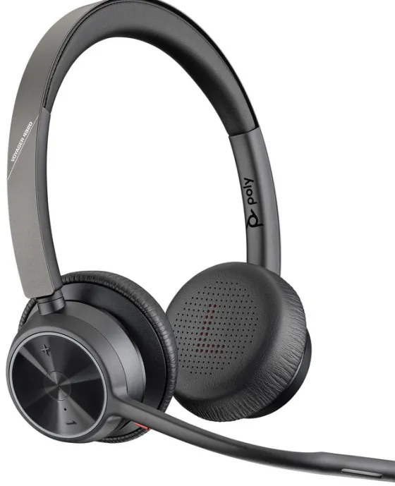 Poly Voyager 4320 - Micro-casque stéréo Bluetooth USB-A (avec socle de chargement)