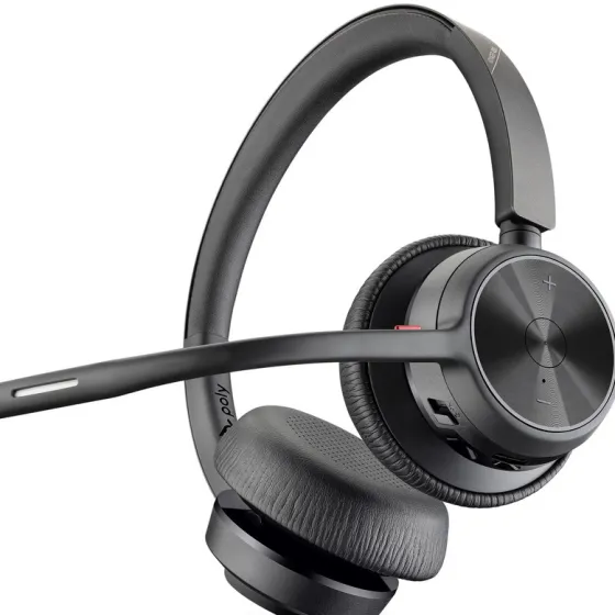 Poly Voyager 4320 - Micro-casque stéréo Bluetooth USB-A (avec socle de chargement)