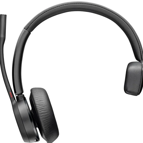 Poly Voyager 4310 - Micro-casque mono Bluetooth USB-C certifié pour UC (avec socle de chargement)