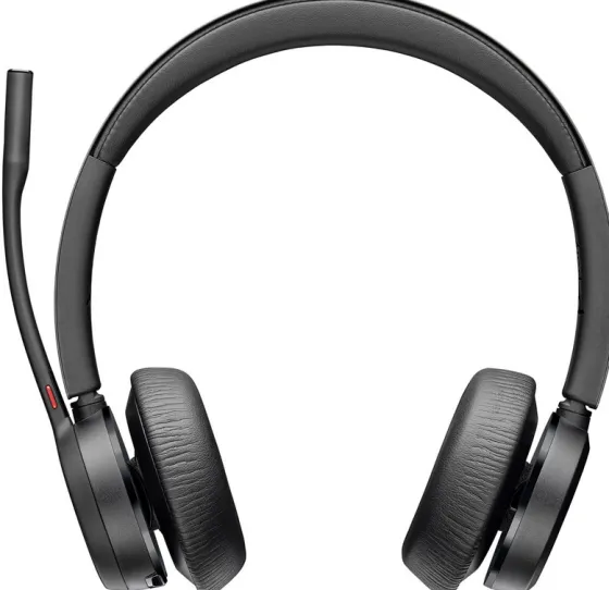 Poly Voyager 4320 - Micro-casque mono Bluetooth USB-A certifié pour Microsoft Teams