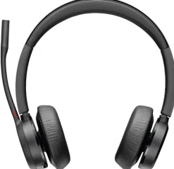 Poly Voyager 4320 - Micro-casque stéréo Bluetooth USB-A certifié pour Microsoft Teams (avec socle de chargement)