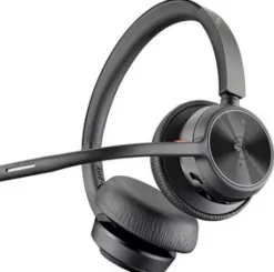 Poly Voyager 4320 - Micro-casque stéréo Bluetooth USB-A certifié pour Microsoft Teams (avec socle de chargement)