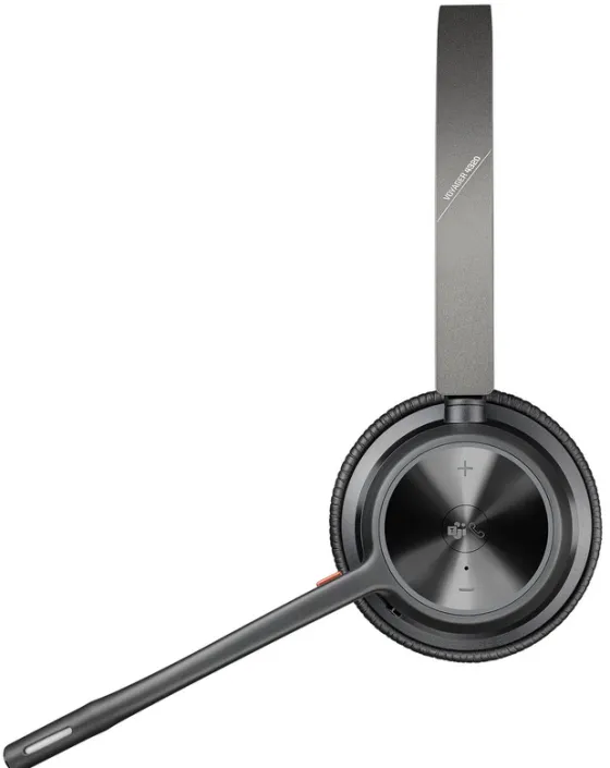 Poly Voyager 4320 - Micro-casque stéréo Bluetooth USB-A certifié pour Microsoft Teams (avec socle de chargement)