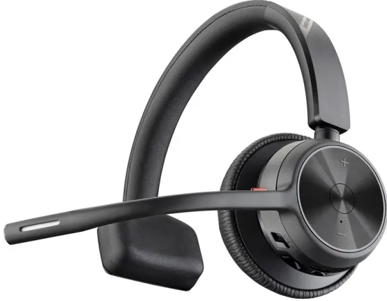Poly Voyager 4310 UC, V4310-M C Micro-casque sans fil Bluetooth mono avec USB-C, sans socle de chargement, certifié pour Microsoft Teams