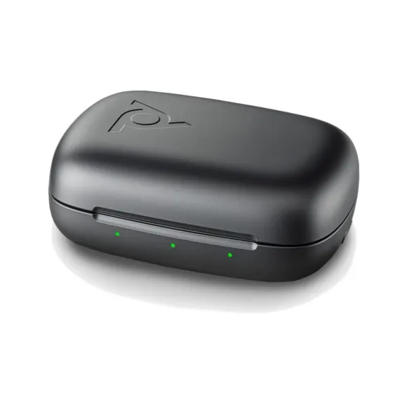 Poly Voyager Free 60 - Écouteurs USB-C certifié pour Microsoft Teams avec étui de chargement, noir