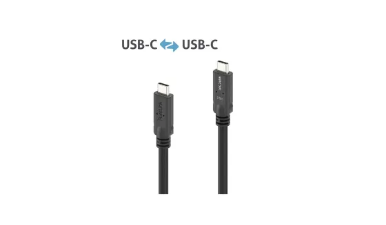 PureLink Câble USB-C coaxial micro USB4 Gen2 haut de gamme PI6600-030, 3 m