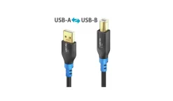 PureLink FI-U200-030 Câble USB 2.0 USB-A vers USB-B, noir, 3 m