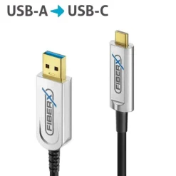 Purelink FX-I630-010 Câble fibre optique FiberX USB 3.2 USB-C//USB-A AOC, 10 m