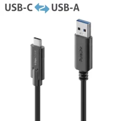 Purelink IS2601-015 Câble USB-C vers USB-A 1,5 m, noir