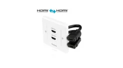 PureLink PI105 Plaque murale HDMI 4K Premium haute vitesse à 2 ports