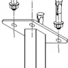 Équerres de plafond celexon pour écrans de projection PRO Plus 40 cm