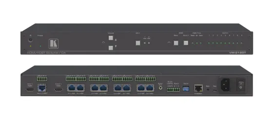 Répartiteur Kramer VM-218DT HDBase 2x1: 8 4K60 4:2:0 HDMI