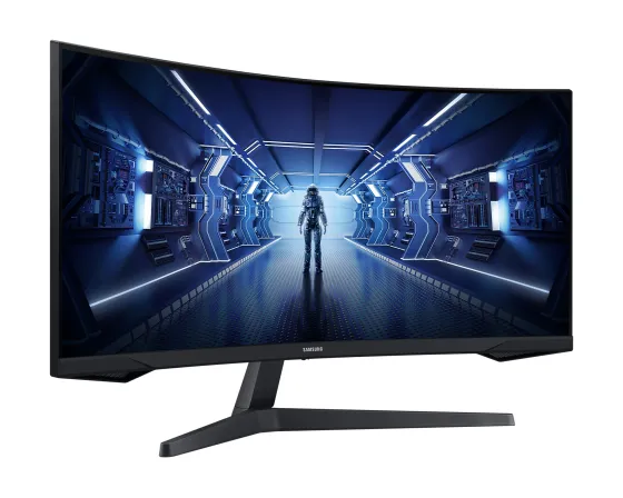 Samsung C34G55TWWPX 34" VA Moniteur, 3440 x 1440 UWQHD, 165Hz, 1ms