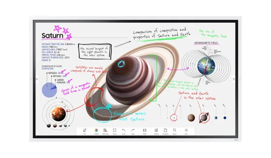 Samsung Flip Pro WM55B 55" Display tactile