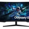 Samsung Odyssey G55C - Moniteur 32", 2560 x 1440 QHD / WQHD, 165Hz, 1ms