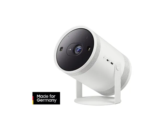 Samsung The Freestyle LFF3C mini vidéoprojecteur avec correction trapézoïdale automatique, HDR et Smart TV