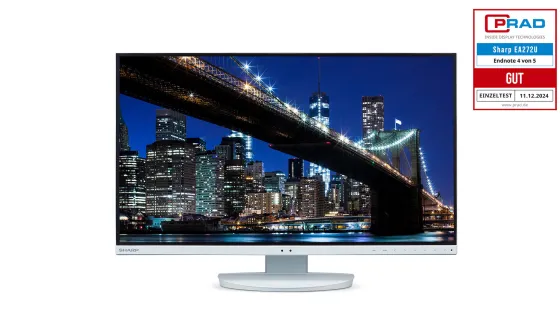 Sharp EA272U - Moniteur IPS 27", 3840 x 2160 4K UHD, 75Hz, 5ms