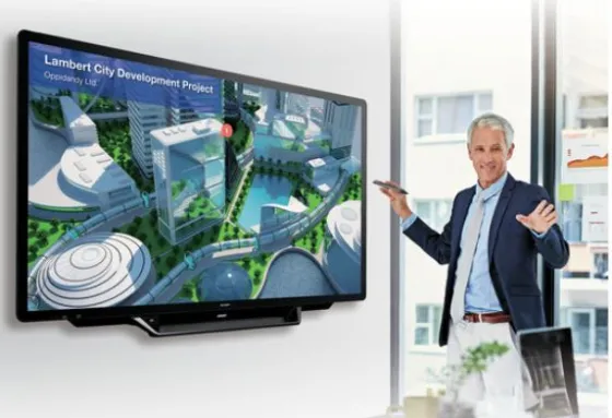 Sharp PN-85TH1 85" Display tactile