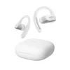 SHOKZ OpenFit Air Casque Bluetooth design à oreillettes ouvertes avec 28 heures d'autonomie | Couleur : Blanc