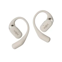 SHOKZ OpenFit Écouteurs Bluetooth à oreille ouverte avec 28 heures d'autonomie | Couleur : Beige