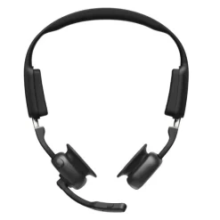 SHOKZ OpenMeet UC Casque Bluetooth à oreille ouverte double | certifié pour les plateformes UC | sans dongle