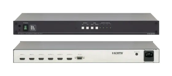 Sélecteur & Distributeur Amplificateur HDMI Kramer VM-24H 2x1:4