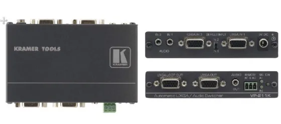 Sélecteur Automatique Kramer VP-211K Vidéo Informatique Graphique & Audio 2x1