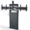 SMS New Presence Wall/Floor VC - Support mural fixe au sol avec support pour caméra - max 2x65" | max.VESA 800x400 | charge admissible 120kg | gris foncé