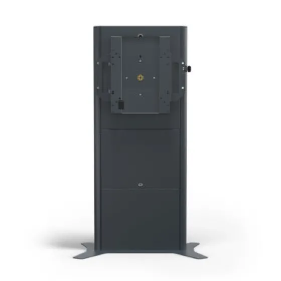 SMS Presence Floor Flipster - Pied réglable en hauteur par moteur avec fonction de rotation - mise à jour 2021 - jusqu'à 84" | max. VESA 400x400 | charge admissible 50kg | gris foncé