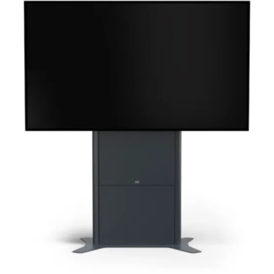 SMS Presence Floor Flipster - Pied réglable en hauteur par moteur avec fonction de rotation - mise à jour 2021 - jusqu'à 84" | max. VESA 400x400 | charge admissible 50kg | gris foncé