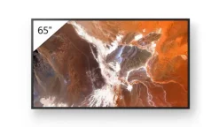 Sony FW-65BZ30P Écran professionnel 4K HDR de 65 pouces avec norme Deep Black Non-Glare, installation flexible et ergonomie améliorée.