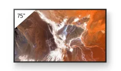 Sony FW-75BZ30P Écran professionnel 4K HDR de 75 pouces avec technologie Deep Black Non-Glare Standard, installation flexible et ergonomie améliorée