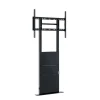 Support colonne fixe Hagor Pro-Tower Wall - 55"-86", noir (fixation murale/sol)