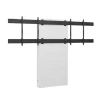 Support colonne fixe Hagor CON-Line® Big W Dual pour 2 écrans - 65"-75" (fixation murale/sol)