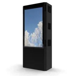 Support d'écran/borne d'information extérieur HI-ND double pour Samsung OH75A (recto-verso)