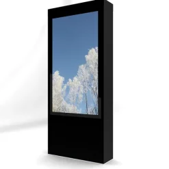 Support d'écran/borne d'information extérieur HI-ND double pour Samsung OH55A-S (recto-verso)