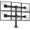 Support de bureau Chief KONTOUR K3 pour 3x2 écrans de 27"-30" - noir (inclinable)