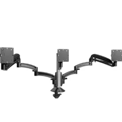 Support de bureau Chief Kontour K1C Triple 3x1 à colonne vissable, noir