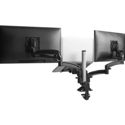 Support de bureau Chief Kontour K1C Triple 3x1 à colonne vissable, noir