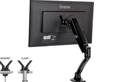 Support de bureau iiyama DS3001C-B1 à bras pneumatique articulé