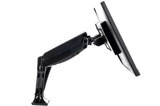Support de bureau iiyama DS3002C-B1 à bras pneumatique articulé, pour 2 écrans