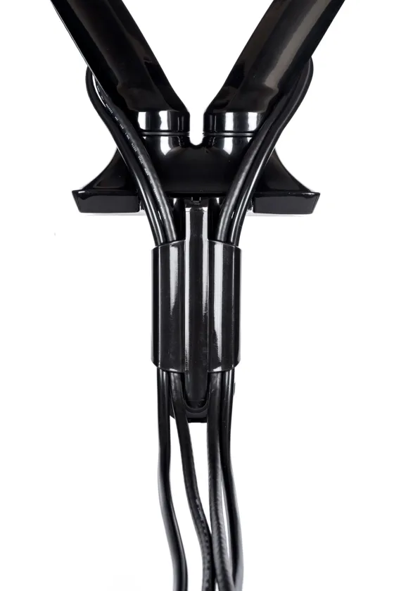 Support de bureau iiyama DS3002C-B1 à bras pneumatique articulé, pour 2 écrans