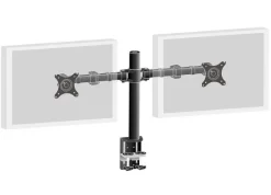 Support de bureau iiyama DS1002C-B1 vissable, pour 2 écrans