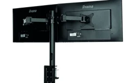 Support de bureau iiyama DS1002C-B1 vissable, pour 2 écrans