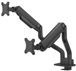 Support de bureau Neomounts DS70S-950BL2 pour deux écrans de 17