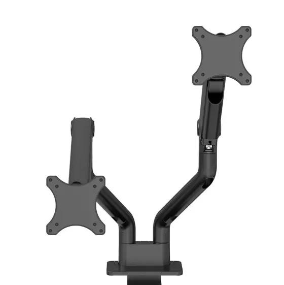 Support de bureau Neomounts DS70S-950BL2 pour deux écrans de 17"-35" - noir (inclinable, rotatif et pivotant)