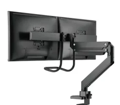 Support de bureau Neomounts NM-D775DXBLACK pour deux écrans jusqu'à 32