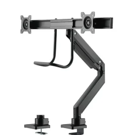 Support de bureau Neomounts NM-D775DXBLACK pour deux écrans jusqu'à 32