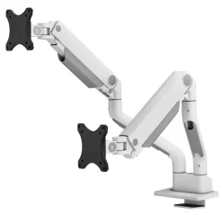 Support de bureau Neomounts DS70S-950WH2 pour deux écrans de 17