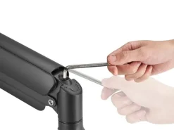 Support de bureau Neomounts DS70PLUS-450BL1 pour écran incurvé 17